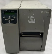 ZEBRA S4M S4M00-2001-0200T INDUSTRIAL STRIPE THERMAL TRANSFER LABEL PRINTER picture