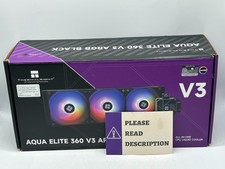 Thermalright Aqua Elite 360 V3 360mm AIO Liquid CPU Cooling Kit - Black - READ picture
