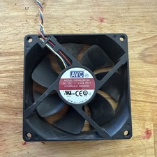 AVC 12V Case Cooling Fan Model DS09225R12H   Dell  4- Pin  Plug Used  & Tested picture