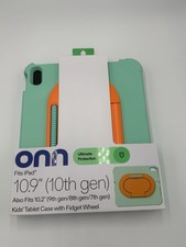 onn Kids Tablet Case w/ Fidget Wheel, Stand, Stylus Holder, iPad 10.2”/10.9” NEW picture