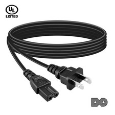 6ft AC Power Cord Cable For Philips Magnavox 37MD350B/F7 DVD825 DVD Player Lead picture