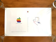 RARE Vintage 1992 Apple Computer Macintosh Picasso Textbook Cover Rainbow Mac picture