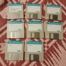 Word Perfect 6.0 for Windows  Disks Discs Installation 1-8 & Program 1-4 picture