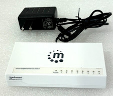 Manhattan 8-Port Gigabit Ethernet Switch  Model 560702 with Power Adapter picture