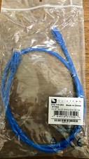Quiktron 570-110-003 Blue Cat 5E, CM,  Booted Patch Cord; 3 Ft SNAGLESS 10 PCS picture