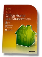 Microsoft MS Office 2010 Home and Student Family Pack with product code picture