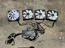  Corsair iCUE Commander PRO Controller CL-9011110 & RGB Hub w/ 4 RGB Fans picture