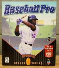 Vintage Big Box Computer Game Sierra Sports 1998 PC CD Baseball Pro All American picture