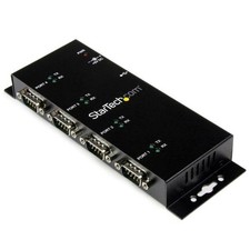 Startech Icusb2324I 4Pt Usb To Serial Rs232 Adapter Db9 Converter Cable picture