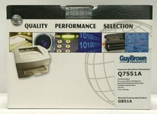 Guy Brown Toner Cartridge GB51A for HP Printers, Works like 51A Q7551A, Black picture