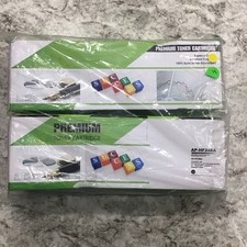 (2) Black Premium Toner Cartridge AP-HF248Am Brand new 2 Pack picture