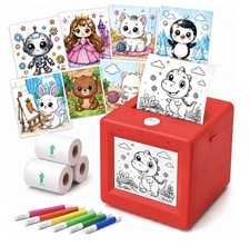 AI Voice Sticker Printer, Mini Thermal Sticker Maker with 7 Art Styles picture