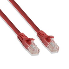 5ft Cat5e Cable Ethernet Lan Network Red RJ45 Patch Cord Internet (50 Pack) picture