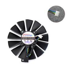 For ASUS DUAL-RX580-8G Graphics Card Fan Replacement 4PIN  Card Cooling Fan picture
