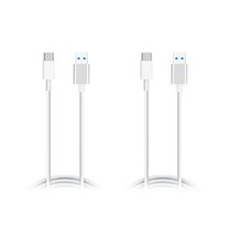2 Pack QC 3.0 Quick charge Charger Charging Cable Cord OnePlus Pro 7 8 LG G8 G9 picture