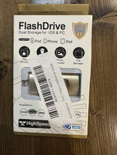 64gb usb flash drive 3.0 Dual Storage for iOS & PC BRAND NEW in a BOX. picture