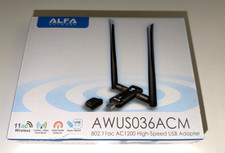Alfa AWUS036ACM 802.11ac 867 Mbps Long Range WiFi USB Adapter DUAL BAND 2.4/5 picture