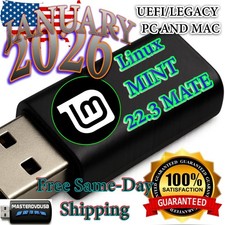 Linux Mint 22.3 MATE – Bootable USB Flash Drive – January 2026 Release picture