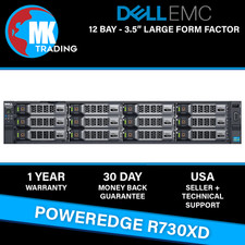 Dell PowerEdge R730XD 12B LFF 2U Server -V1- Choose CPUs/RAM/Drives - Wholesale picture