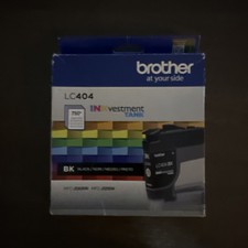 Brother Genuine Lc404 bk yield Black Inkvestment Tank Ink Cartridge Page Yield picture