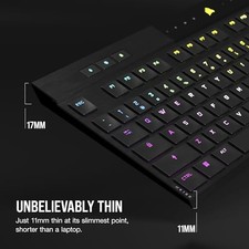 CORSAIR K100 AIR WIRELESS RGB MECHANICAL GAMING KEYBOARD - ULTRA-THIN, -  BLACK picture