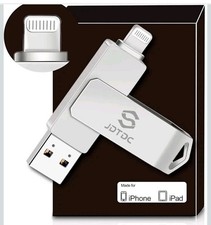 Genuine Apple MFi Certified iPhone USB Flash Drive 128GB - Real Capacity - No... picture