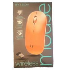 Bytech Ultra Slim Wireless Optical Mouse 1600 DPI Nano USB Receiver Pink picture