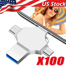 USB 3.0 Flash Drive 128GB Type C Memory Photo Stick for iPhone Android iPad Lot picture