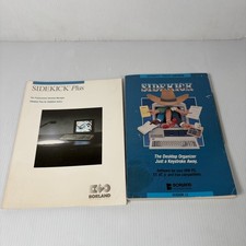 Vintage Borland Sidekick Plus Book & Sidekick 1.5 Software IBM PC XT AT DOS picture