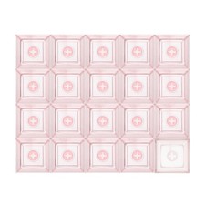 50 Pcs PBT Keycap Set DSA Mechanical Numeric Keypads, Translucent Pink picture