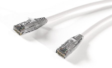 Cat6 UTP patch cable clear boot 6in 1ft 2ft 3ft 5ft 6ft 7ft 10ft Lot of 1, 5, 10 picture