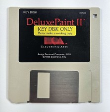 COMMODORE AMIGA DELUXE PAINT II (2 FLOPPY DISKS) picture