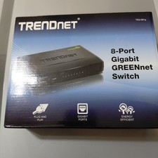 Trendnet 8-Port Gigabit Green Net Switch New TEG-S81g No Manual picture