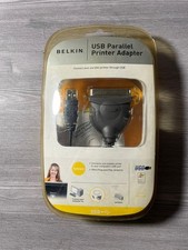 NEW Belkin USB Parallel Printer Adapter w/ Installation Software F5U002v1 picture