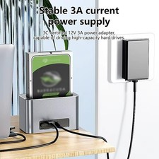 New Blueendless 2.5/3.5 Inch SAS/SATA Hard Disk External Case Sata to USB 3.0 picture