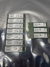 Lot of 10 (7x) SK Hynix & (3x) Samsung 256GB SATA M.2 SSD Dell KP08D W90VR picture