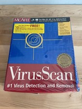 Vintage McAfee VirusScan for Win 95 / NT CD & 3.5