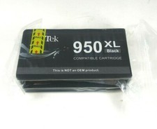 LxTek 950XL Black printer ink cartridge, Factory sealed bag, no box picture