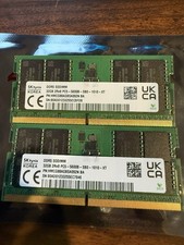 SK hynix 64GB (2x32GB) DDR5 5600 PC5-5600B SO-DIMM 262-Pin Non-ECC #SK1 picture