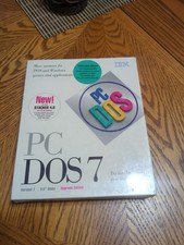 Vintage 1995 IBM PC DOS 7 Upgrade Edition on 3.5