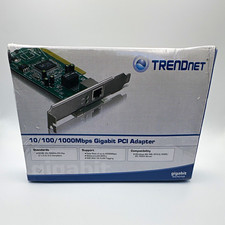 TRENDnet TEG-PCITXR Gigabit PCI Ethernet Adapter 10/100/1000 New Sealed picture