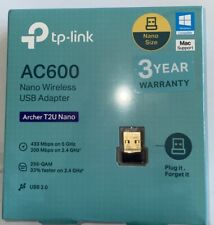 TP-Link Archer T2U Nano AC600 Wi-Fi USB Adapter,433Mbps at 5GHz + 200Mbps at 2.4 picture