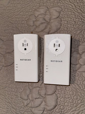 2X NETGEAR PLP2000 Extra Outlet Powerline Adapter 2000Mbps picture