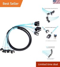 SATA-III Cable:1M 6Pcs/Set 90-Degree SATA Right-Angle Cable Long picture