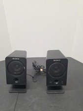 SONY Powered Active Speaker System Computer Gaming Multimedia SRS-A3 &power Cord picture
