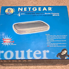 NETGEAR RP614 Silver 4-Port 10/100 Cable/DSL Wired Ethernet Router picture