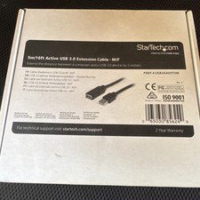 Startech.com USB2AAEXT5 5m 16ft Active USB 2.0 Extension Cable with Power Supply picture
