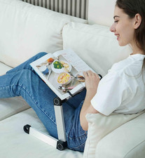 Extra Large Book Stand Adjustable for Bed Sofa, Multifunctional Laptop Holder wi picture