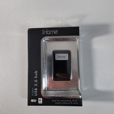 iHome 4-Port USB 2.0 Hub for MP3, Camera etc Windows PC & Mac Compatible picture