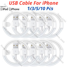USB Charger Cable Lot For iPhone 14 13 12 11 XS XR X SE 8 7 6 Data Charging Cord picture